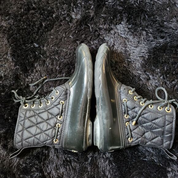 Sperry Black Lace Up Boots - Picture 6 of 10